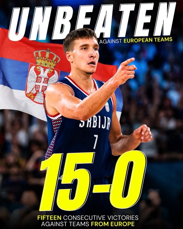 无法阻挡！塞尔维亚对欧洲球队已15连胜！上次输球是世界杯决赛